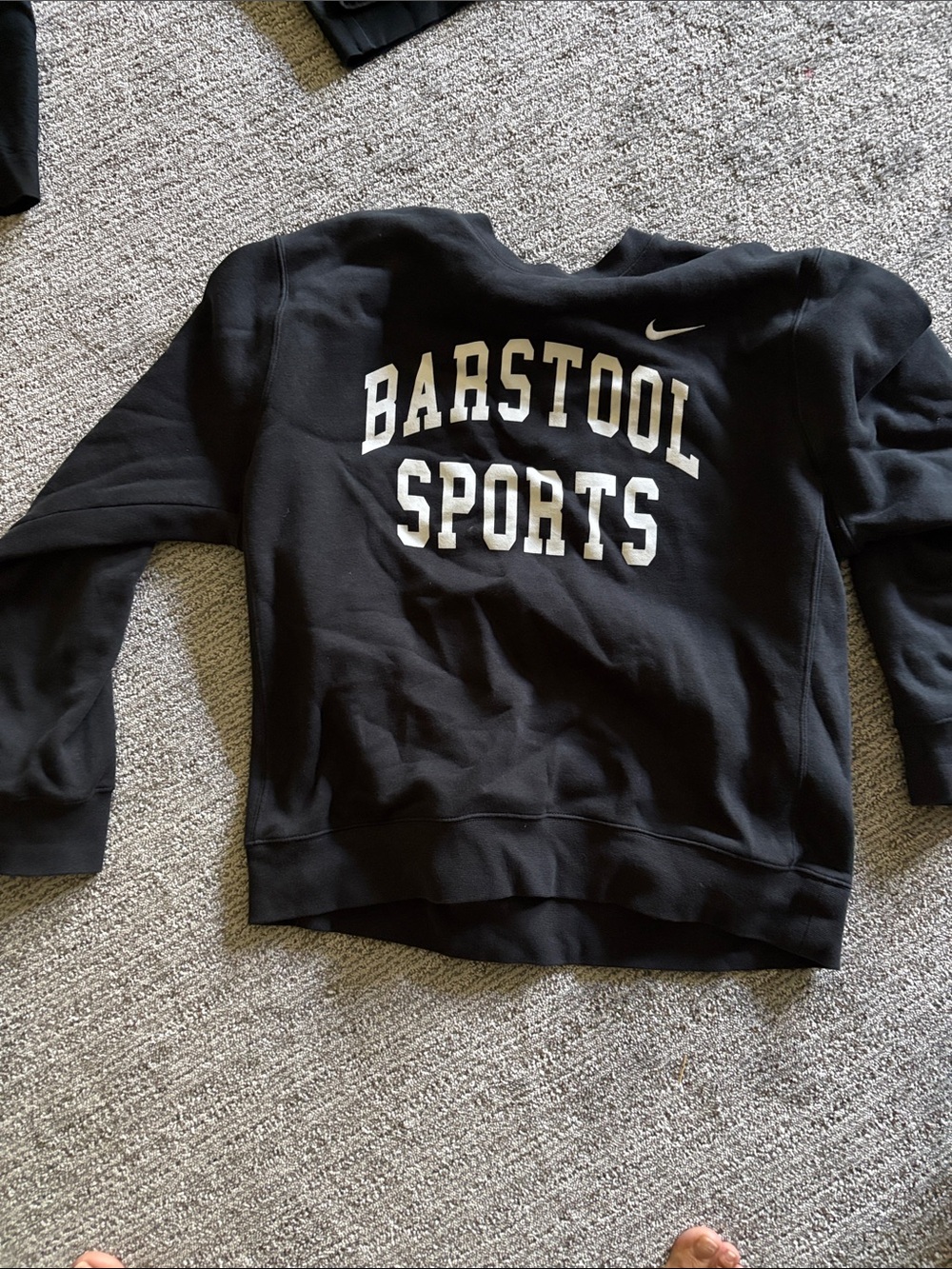 Nike Black Barstool Sports Crewneck Sweatshirt